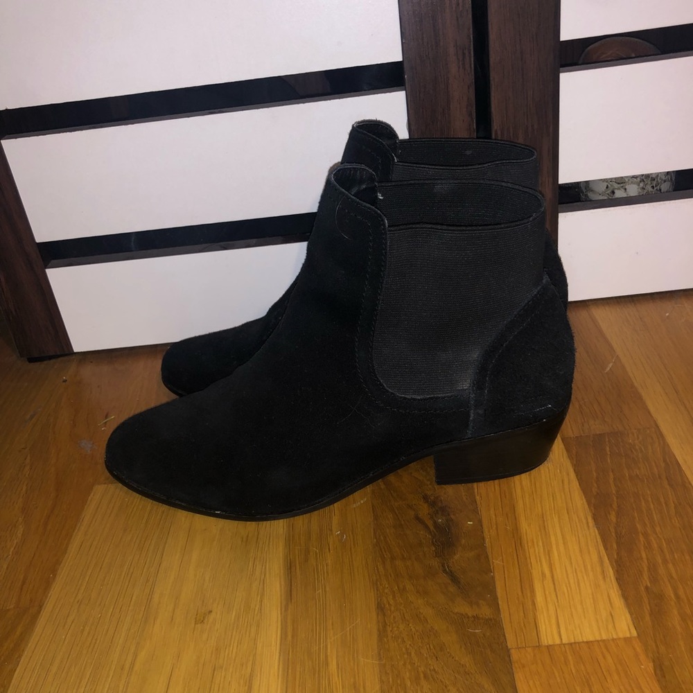 Steve Madden Suede Chelsea Booties.
